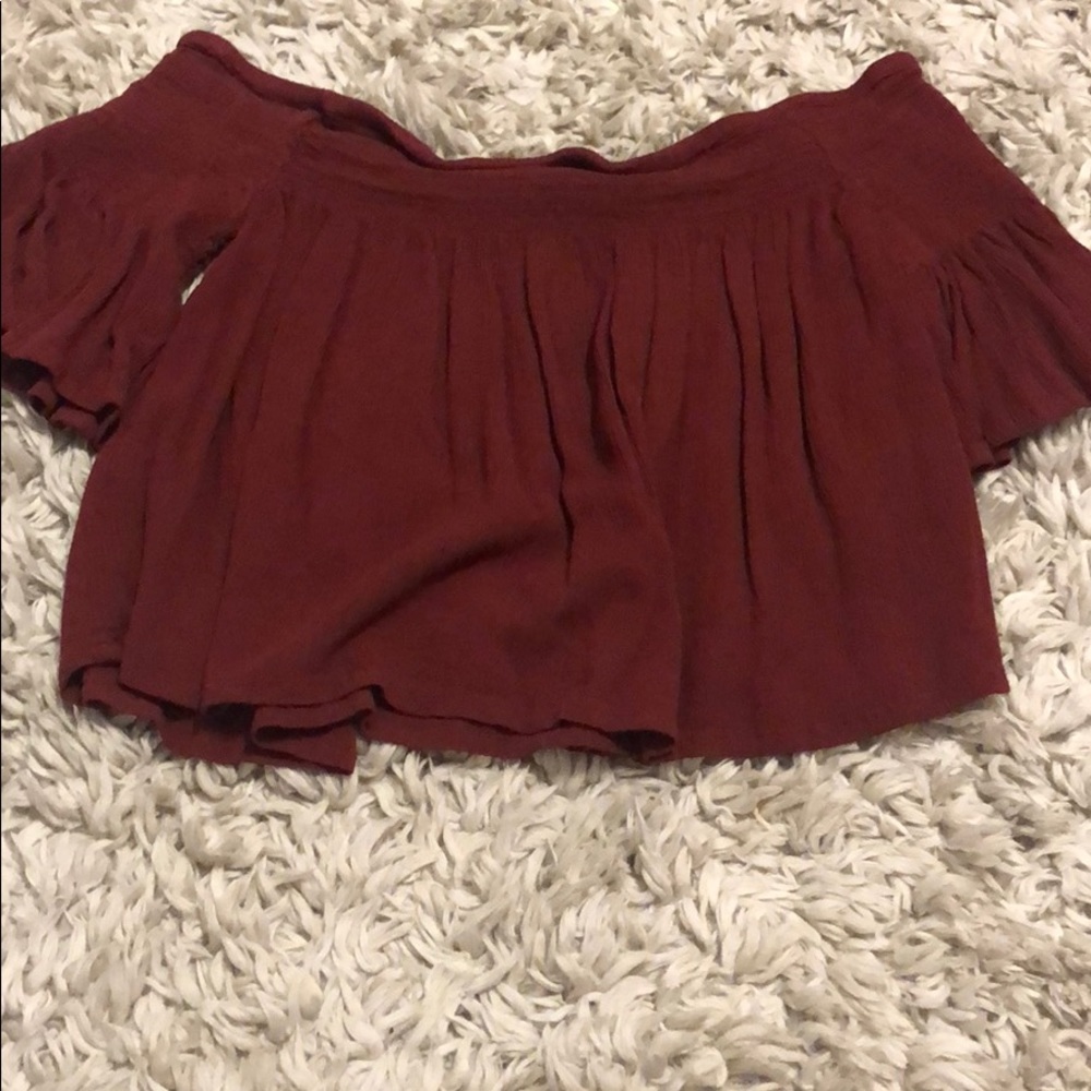 off the shoulder shirt